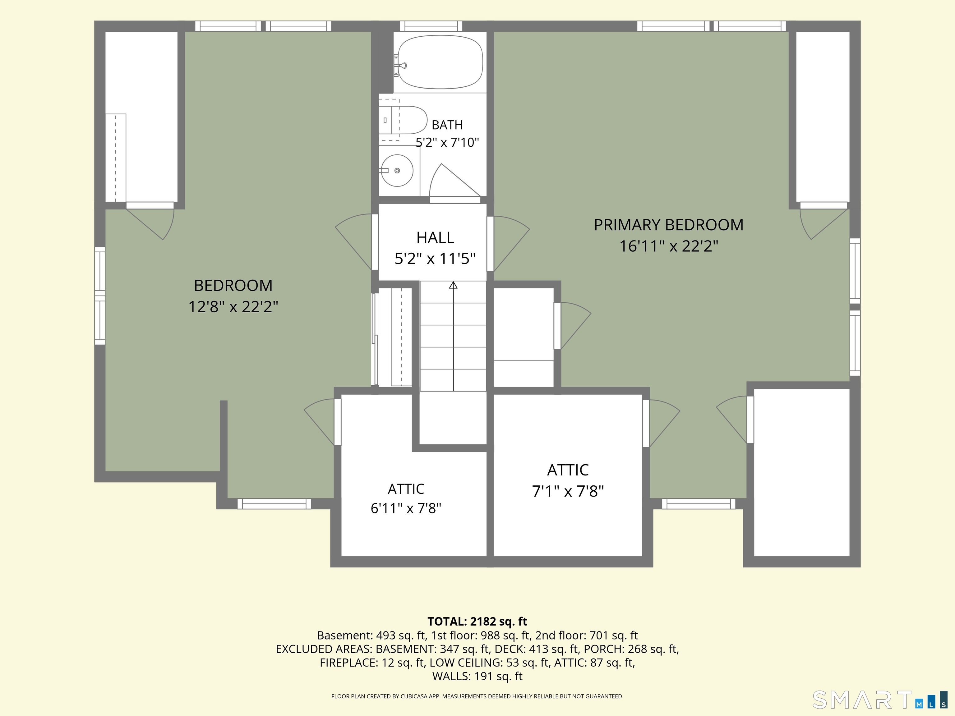 170 Dennison Road Westbrook, CT 06498 - Photo 26 of 40 Second floor layout