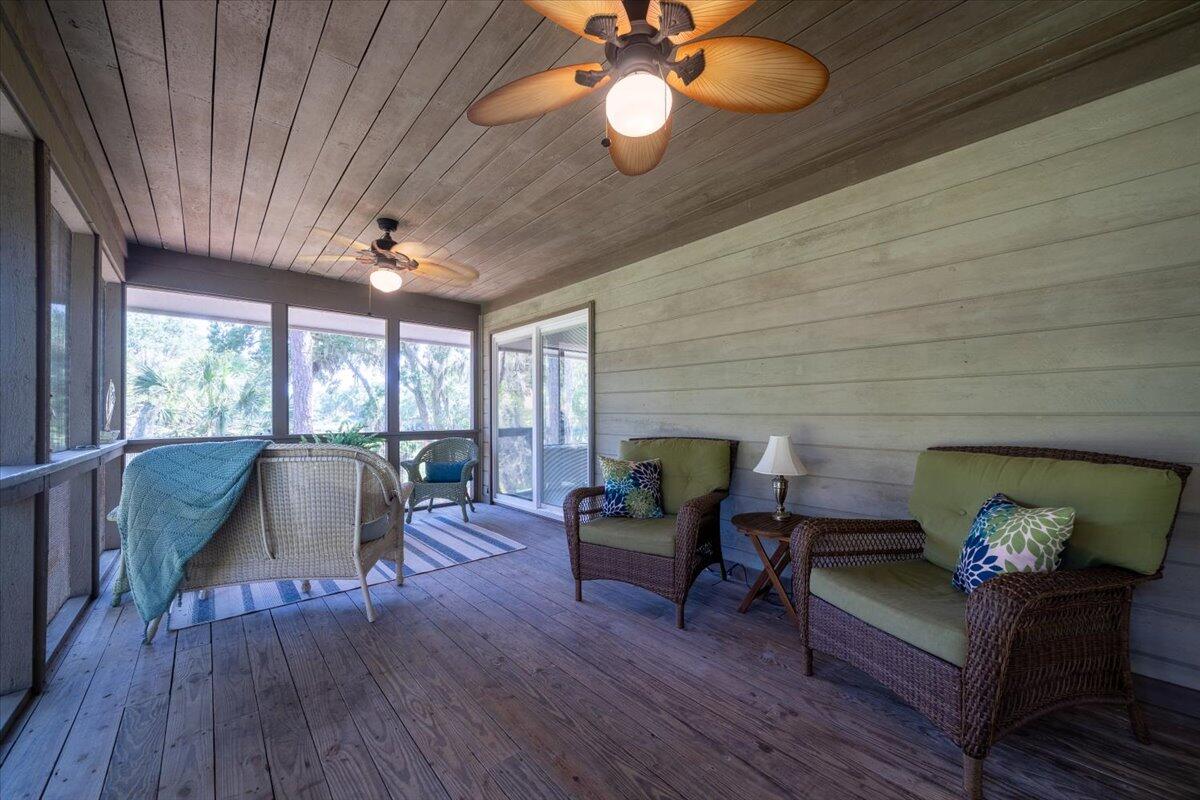 855 Club Cottage Road Edisto Island, SC 29438 - Photo 16 of 31 Sreened Porch 2