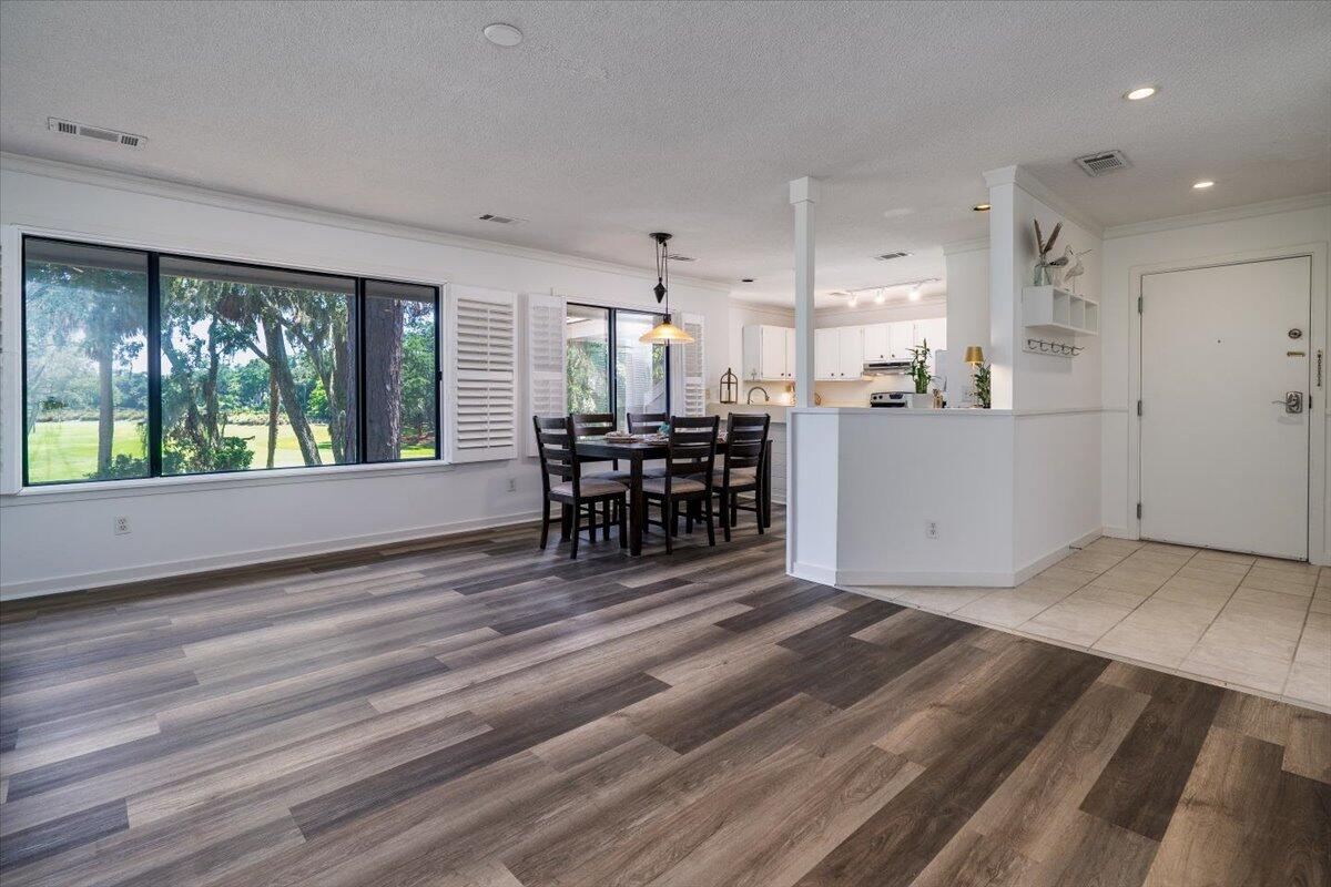 855 Club Cottage Road Edisto Island, SC 29438 - Photo 3 of 31 Entry:Living:Dining View