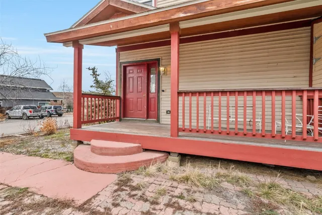 a front view of a house with swimming pool