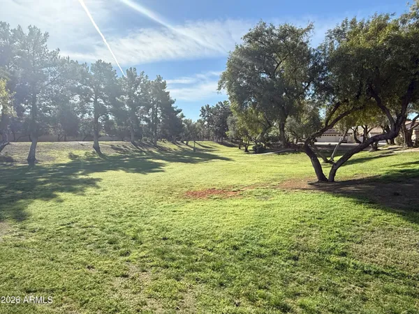 a view of outdoor space with garden