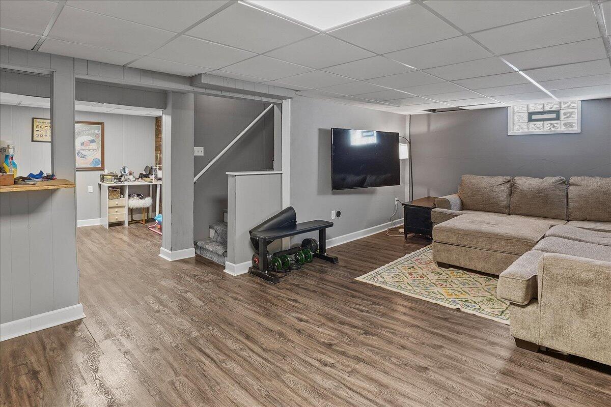 3340 Maple Drive Highland, IN 46322 - Photo 20 of 29 a living room with furniture and a flat screen tv