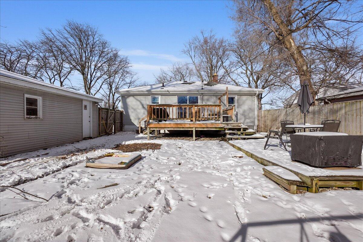 3340 Maple Drive Highland, IN 46322 - Photo 26 of 29 a view of a patio with a yard