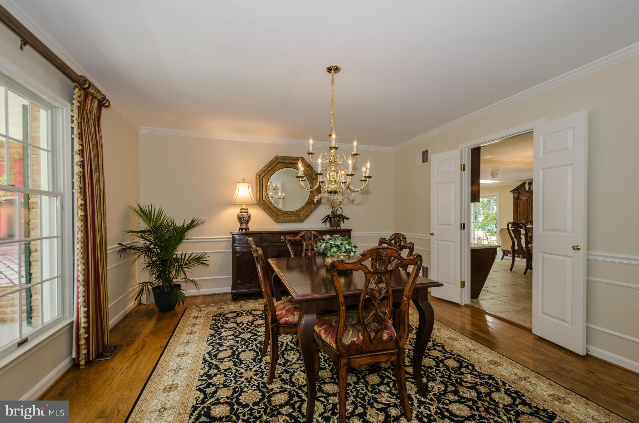 14507 Old York Road Phoenix, MD 21131 - Photo 8 of 30 Dining Room w/hardwood floor, chair rail