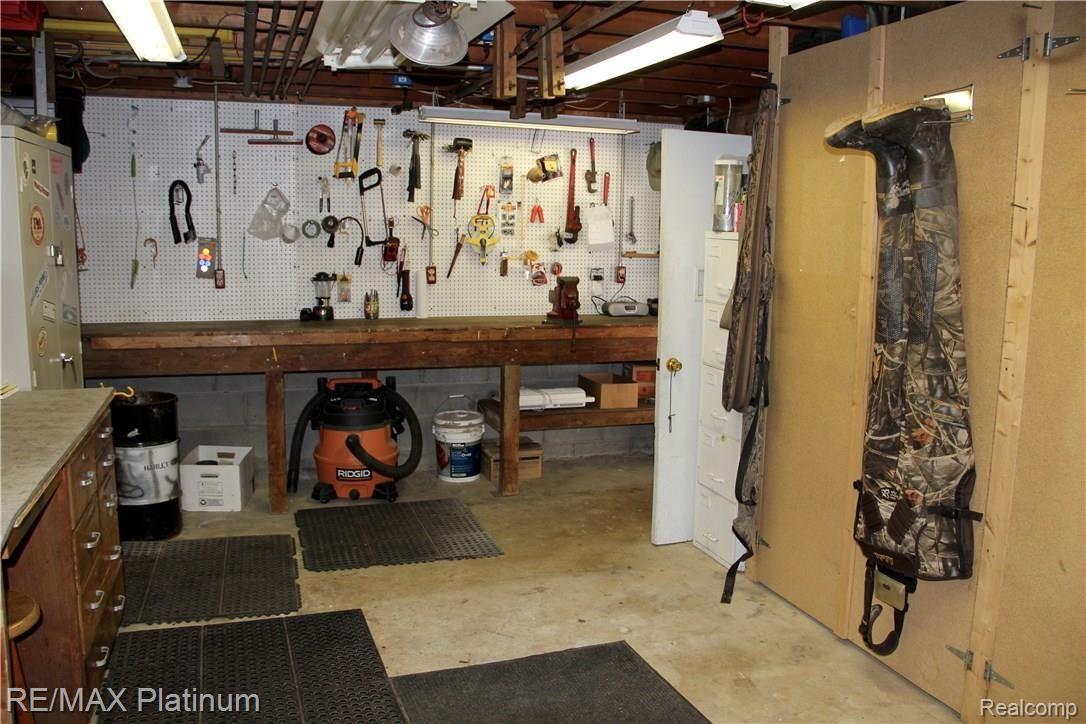 5775 Bullard Road Fenton, MI 48430 - Photo 37 of 50 Heated Workshop off Garage.