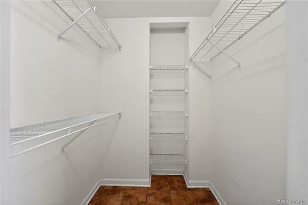 a view of walk in closet