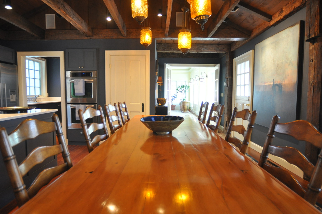 46 Interlaken Road Stockbridge, MA 01262 - Photo 16 of 37 Kitchen Table to Conservatory