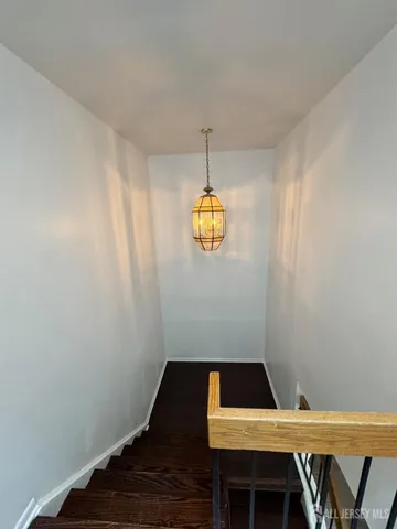 a room with a table and chairs