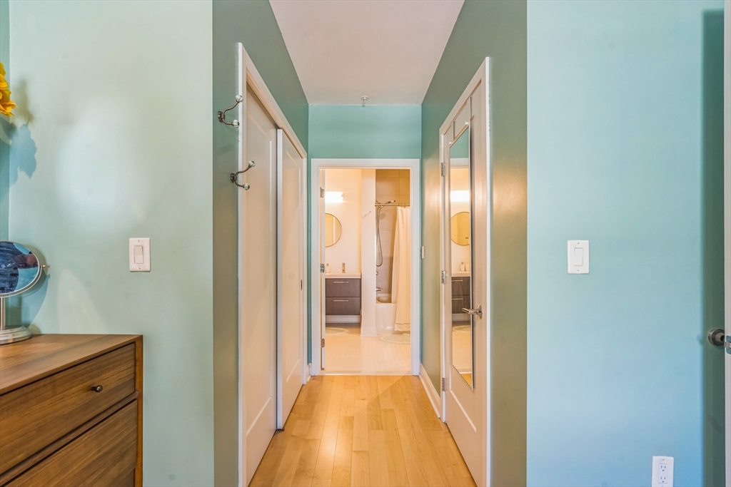 1 Brook Road, Unit 215 Quincy, MA 02169 - Photo 9 of 24 a view of a bathroom from the hallway