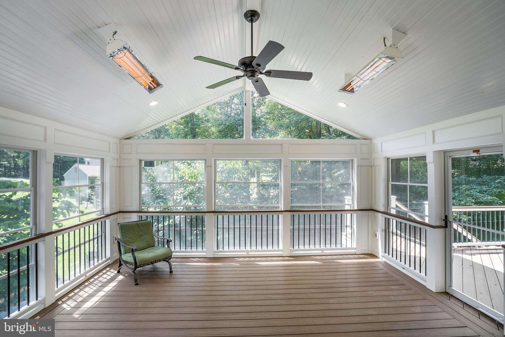 3276 Fox Mill Road Oakton, VA 22124 - Photo 30 of 45 Custom Trex sunroom w/infrared heaters