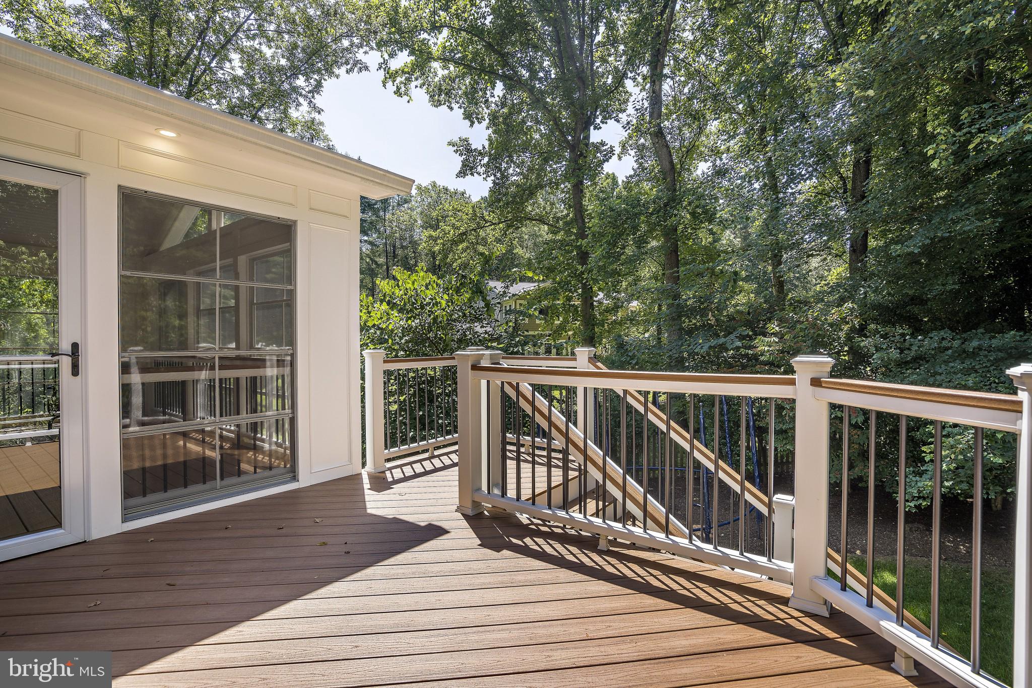 3276 Fox Mill Road Oakton, VA 22124 - Photo 32 of 45 Sunroom opens onto Trex deck - NEW in 2019!
