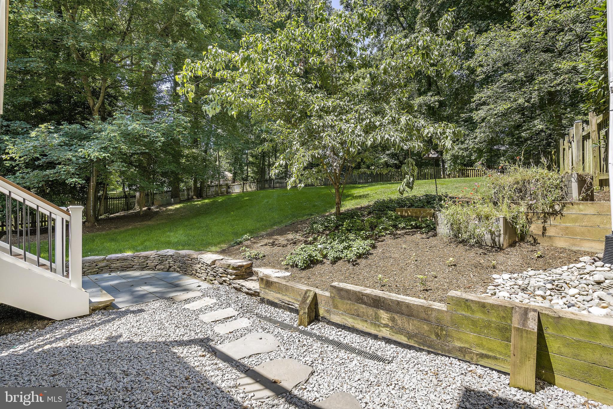 3276 Fox Mill Road Oakton, VA 22124 - Photo 33 of 45 Back yard with loads of professional landscaping