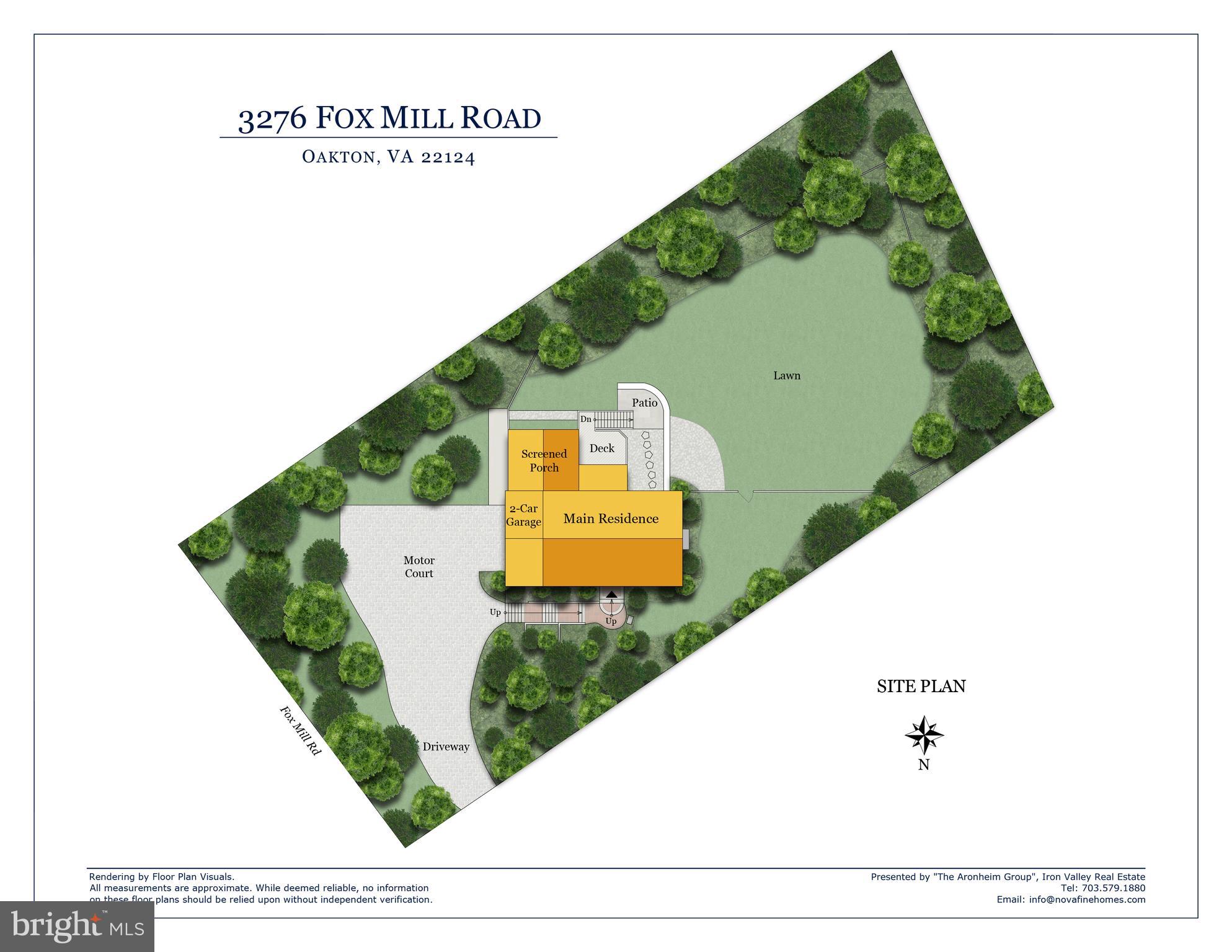 3276 Fox Mill Road Oakton, VA 22124 - Photo 44 of 45 Custom site plan