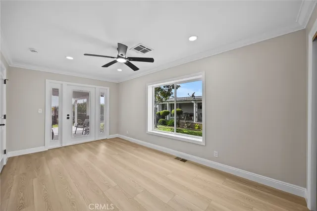 a view of empty room