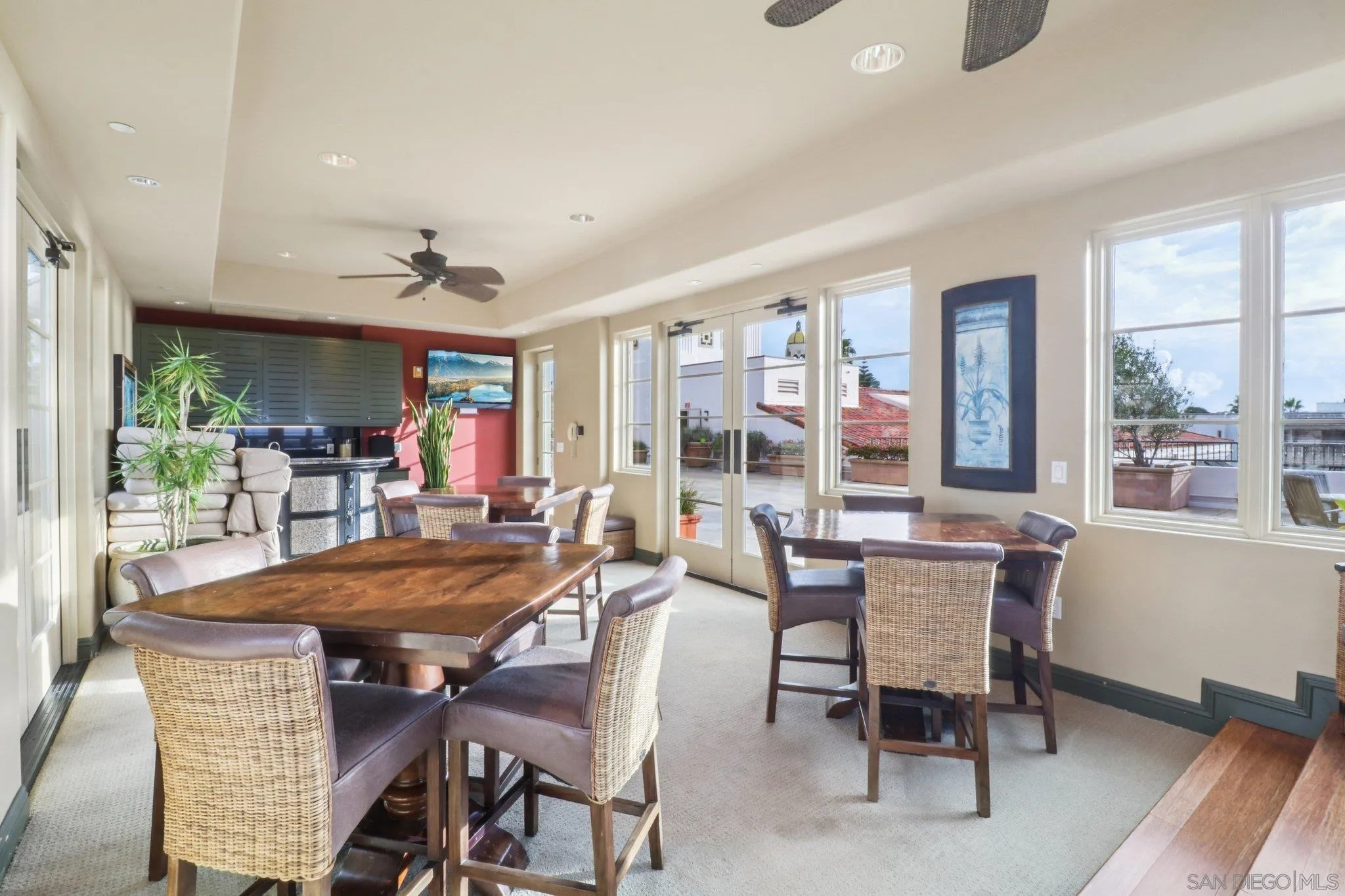 464 Prospect Street, Unit 101 La Jolla, CA 92037 - Photo 43 of 65 a view of a dining room with furniture window and outside view