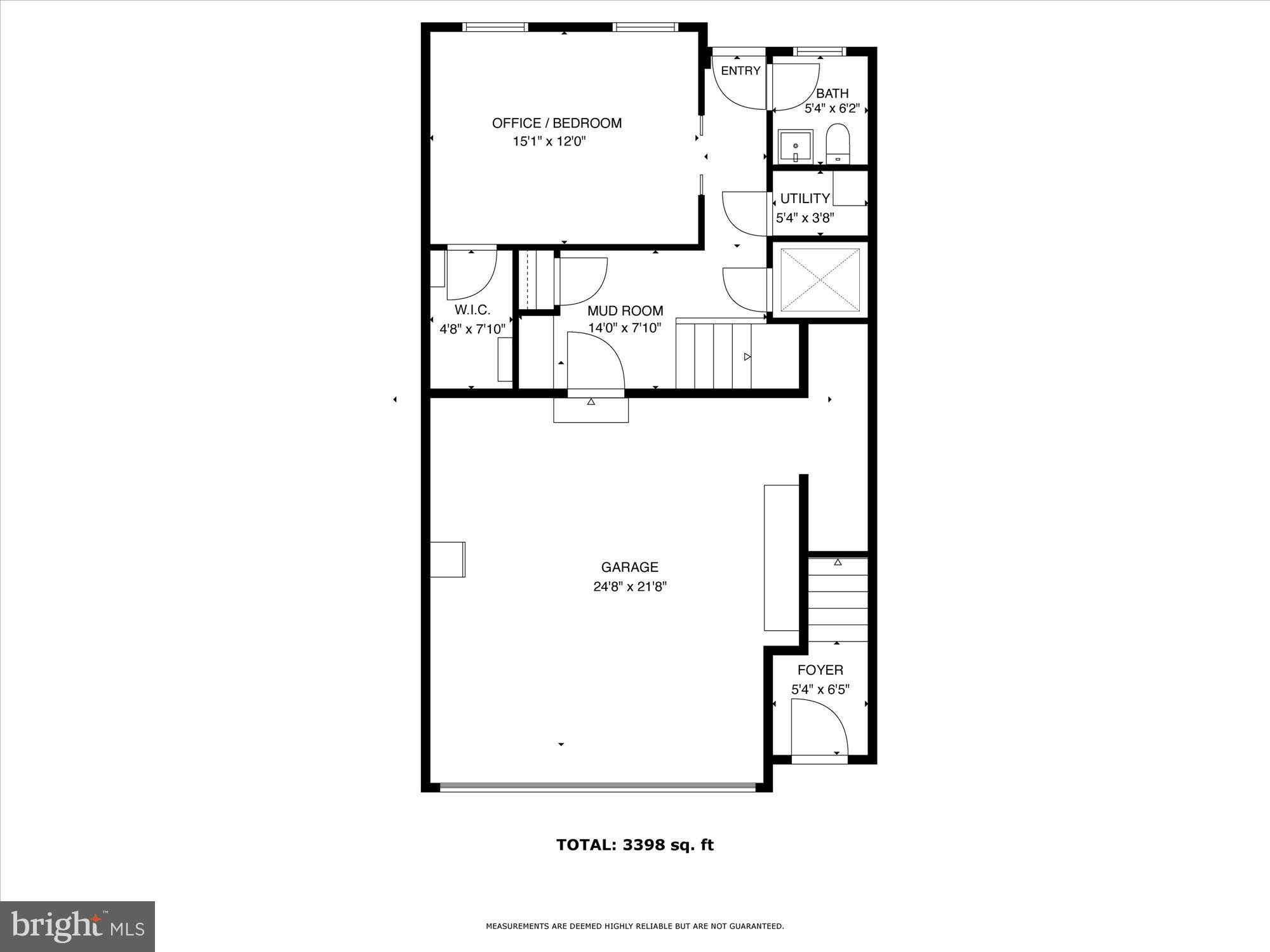 8165 River Road Bethesda, MD 20817 - Photo 46 of 46 Entry level floor plan