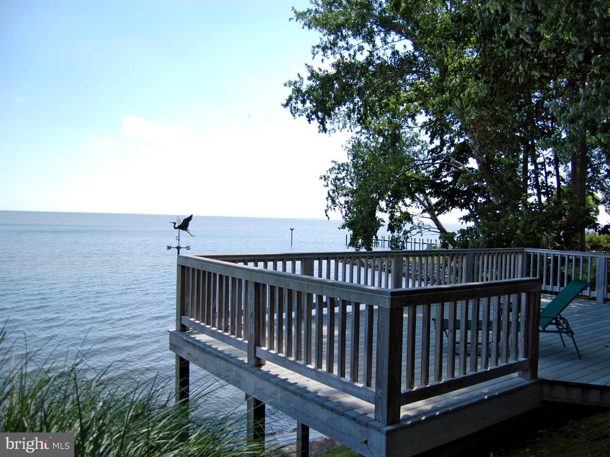 6379 Genoa Road Tracys Landing, MD 20779 - Photo 22 of 30 Deck overlooking the water
