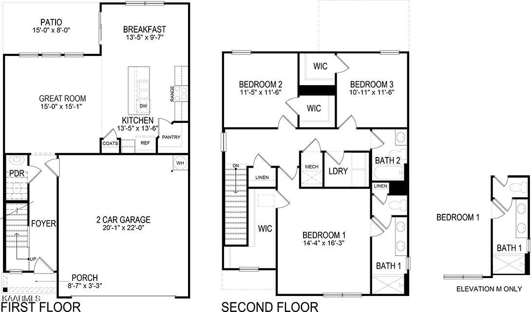 2326 Beacon Road Talbott, TN 37877 - Photo 7 of 7 Darwin Floor Plan Express