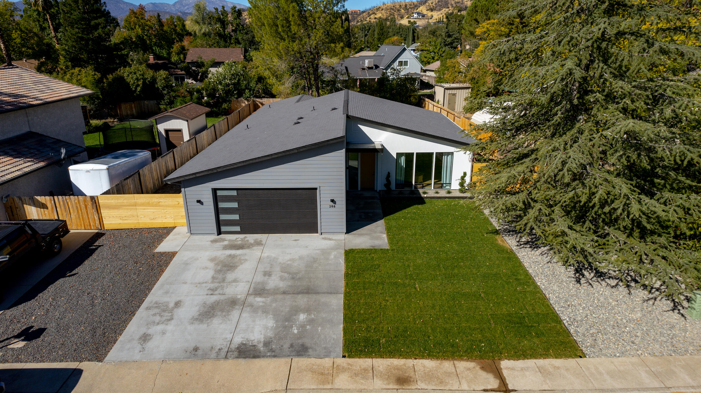 288 Tourmaline Way Redding, CA 96003 - Photo 43 of 46 a front view of a house with a yard