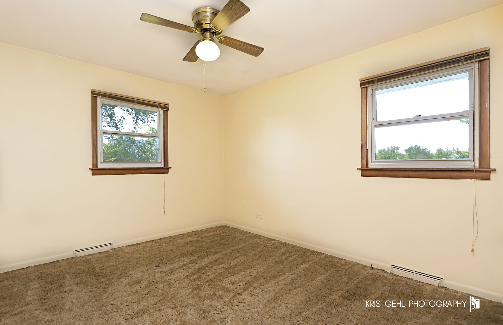 24260 Town Line Road Lake Villa, IL 60046 - Photo 12 of 20 a view of empty room with wooden floor and fan