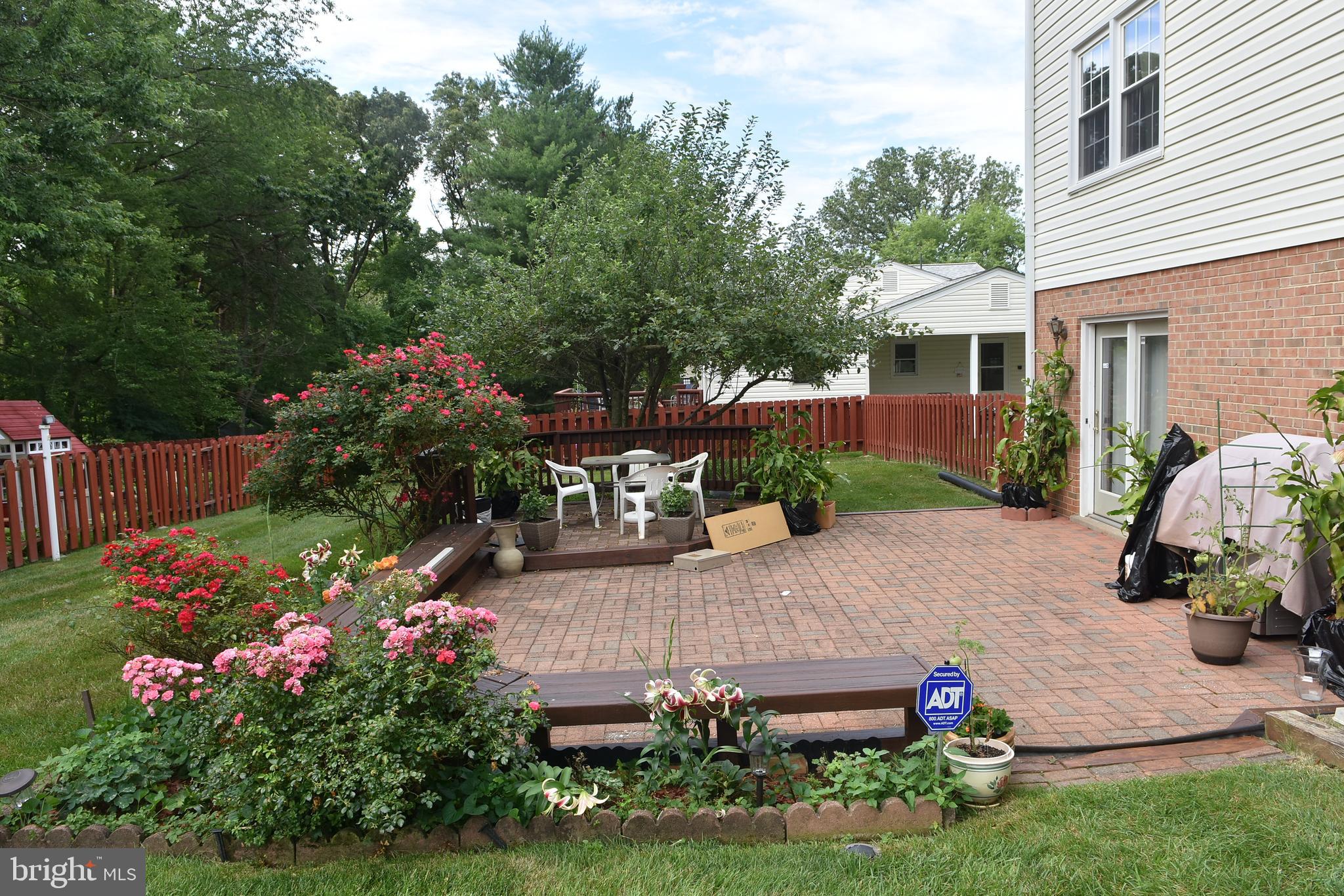 4901 Powell Road Fairfax, VA 22032 - Photo 4 of 64 Back Yard with Brick Patio