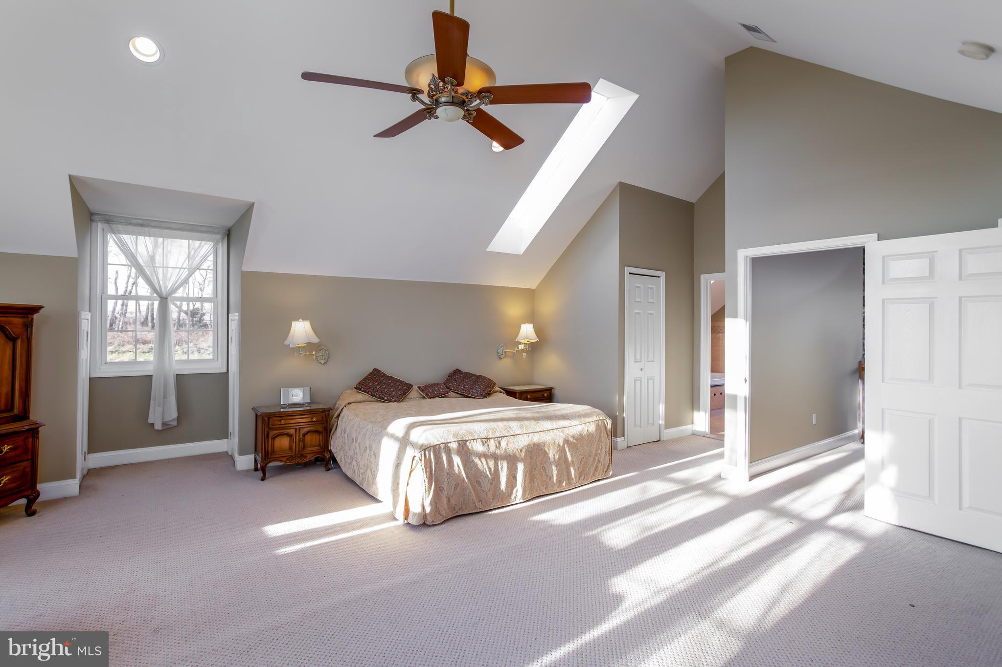 25701 Long Corner Road Gaithersburg, MD 20882 - Photo 22 of 41 Master Bedroom - view from the Fireplace into bath