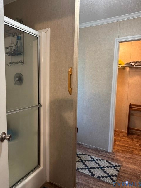 1927 Five Forks Road Pamplin, VA 23958 - Photo 24 of 42 Shower enclosure with sliding frosted glass doors