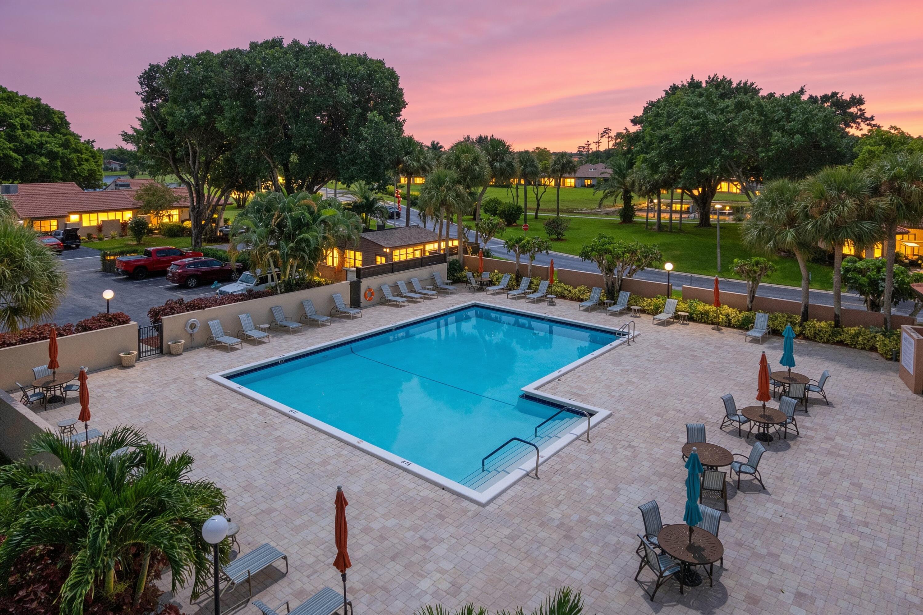 9286 Vista Del Lago, Unit F Boca Raton, FL 33428 - Photo 2 of 37 Twilight
