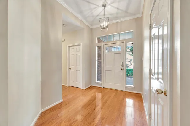 a view of livingroom with hardwood floor and window
