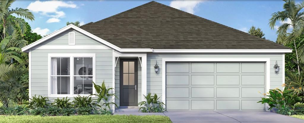 a backyard of a house