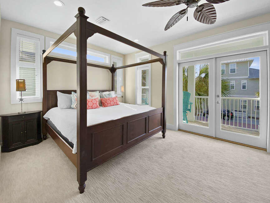 141 Lifeguard Loop East Inlet Beach, FL 32461 - Photo 30 of 40 a spacious bedroom with a bed and a window