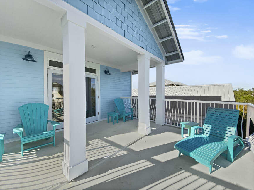 141 Lifeguard Loop East Inlet Beach, FL 32461 - Photo 32 of 40 a view of a porch with furniture
