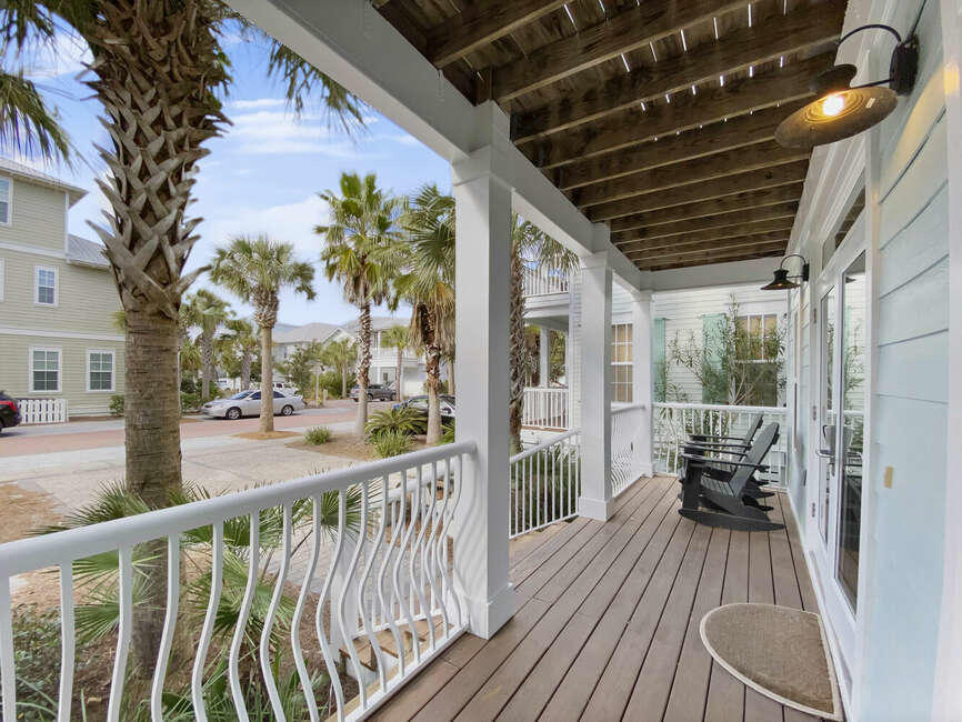 141 Lifeguard Loop East Inlet Beach, FL 32461 - Photo 5 of 40 a view of a balcony with furniture