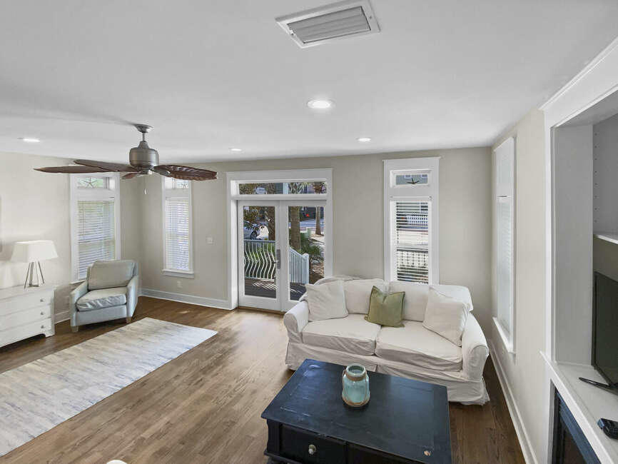 141 Lifeguard Loop East Inlet Beach, FL 32461 - Photo 9 of 40 a living room with furniture and a flat screen tv