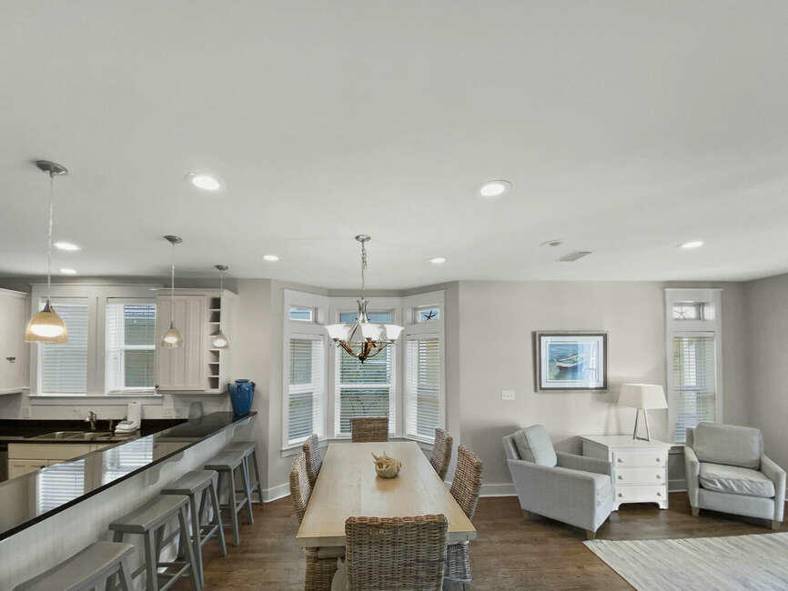 141 Lifeguard Loop East Inlet Beach, FL 32461 - Photo 10 of 40 a living room with furniture kitchen and a large window