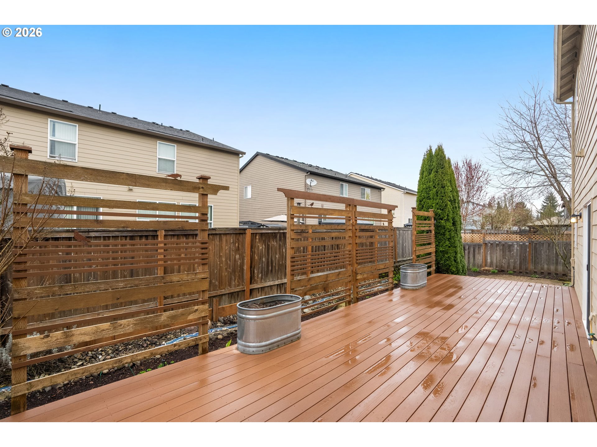 52183 Southeast Tussing Way Scappoose, OR 97056 - Photo 25 of 32 a view of backyard with pathway