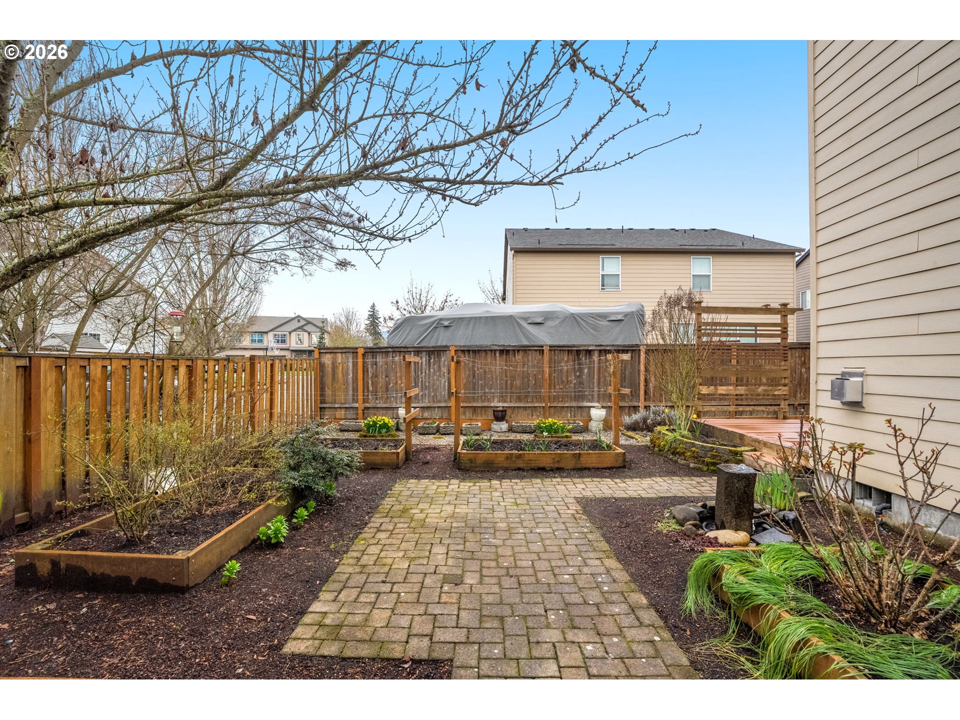 52183 Southeast Tussing Way Scappoose, OR 97056 - Photo 27 of 32 a view of a house with backyard and sitting area