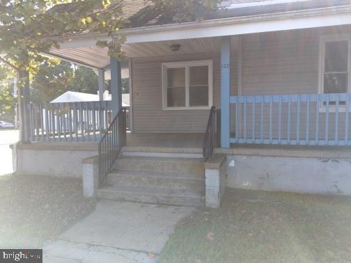 a view of front door of a house