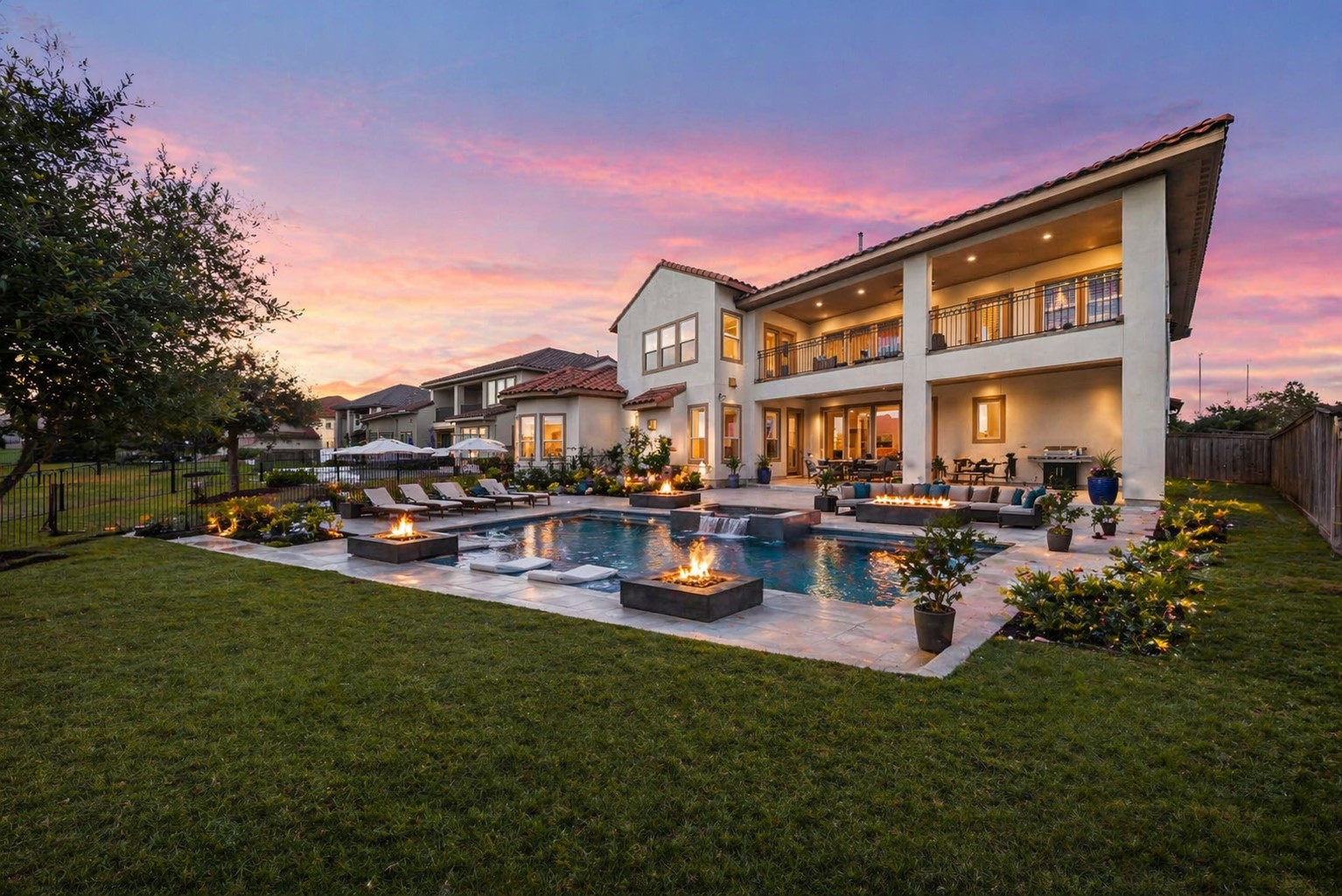 5403 Rouchel Brook Lane Sugar Land, TX 77479 - Photo 29 of 42 Rendering of the potential for a resort-style backyard vision featuring a luxury pool, fire features, and elevated outdoor entertaining. Welcome home!!!