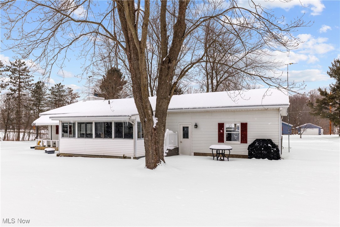 14816 Denman Road Wakeman, OH 44889 - Photo 29 of 41 View of snow covered rear of property