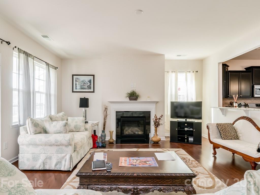 4142 Perth Road Indian Land, SC 29707 - Photo 15 of 26 a living room with furniture a flat screen tv and a fireplace