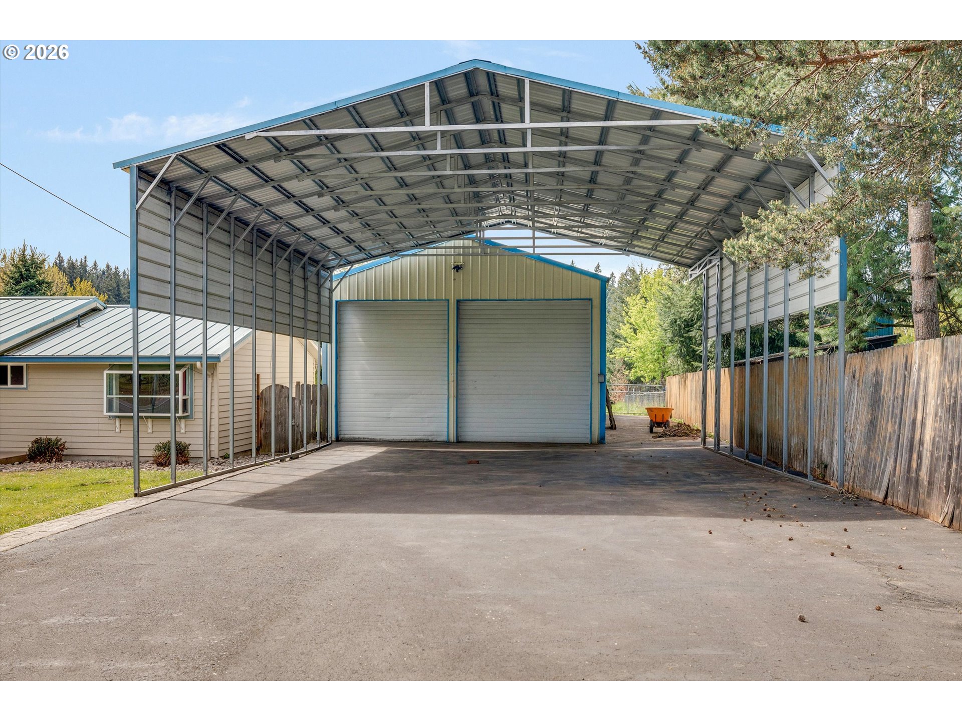 17139 South Bradley Road Oregon City, OR 97045 - Photo 42 of 47 a view of a wooden deck with a outdoor space