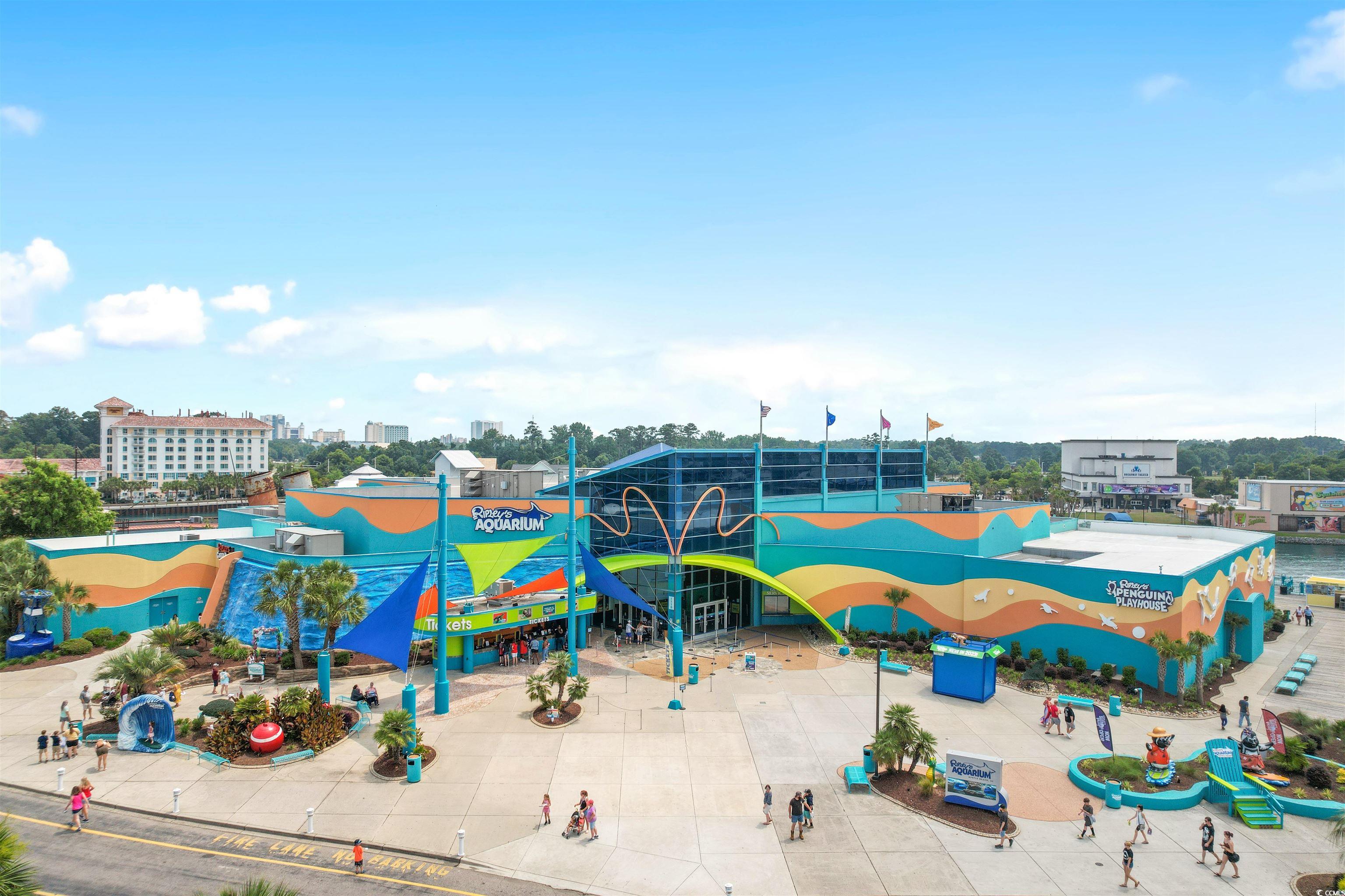 804 Moen Place, Unit F Myrtle Beach, SC 29577 - Photo 30 of 34 Drone / aerial view of a commercial area