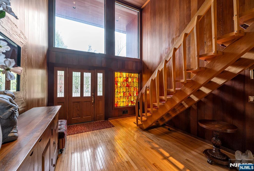 84 Bogerts Mill Road Harrington Park, NJ 07640 - Photo 4 of 47 a view of entryway with wooden floor and stairs