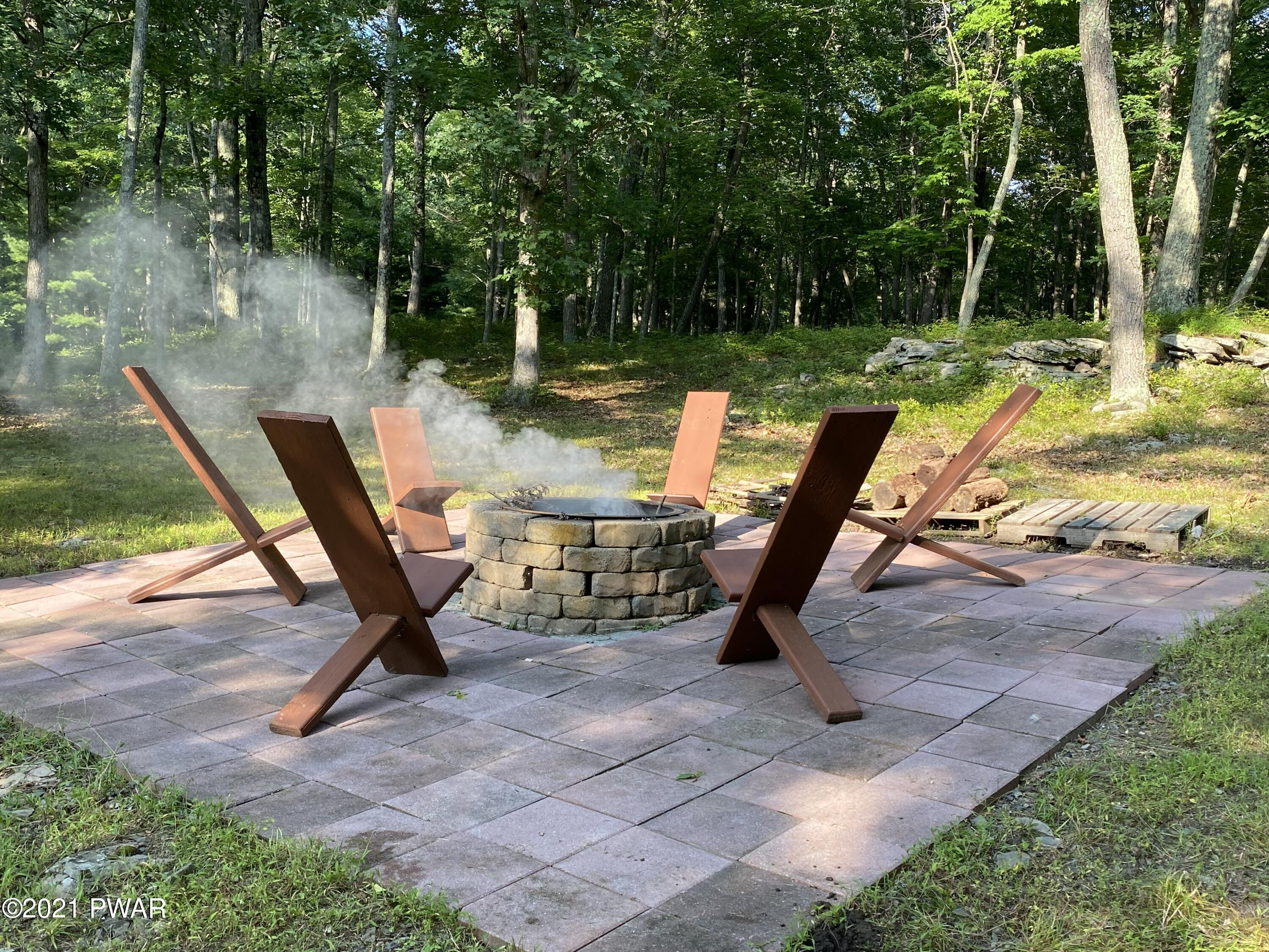 118 Weasel Road Dingmans Ferry, PA 18328 - Photo 29 of 31 Fire Pit