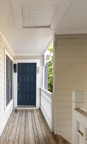a view of a house with a balcony