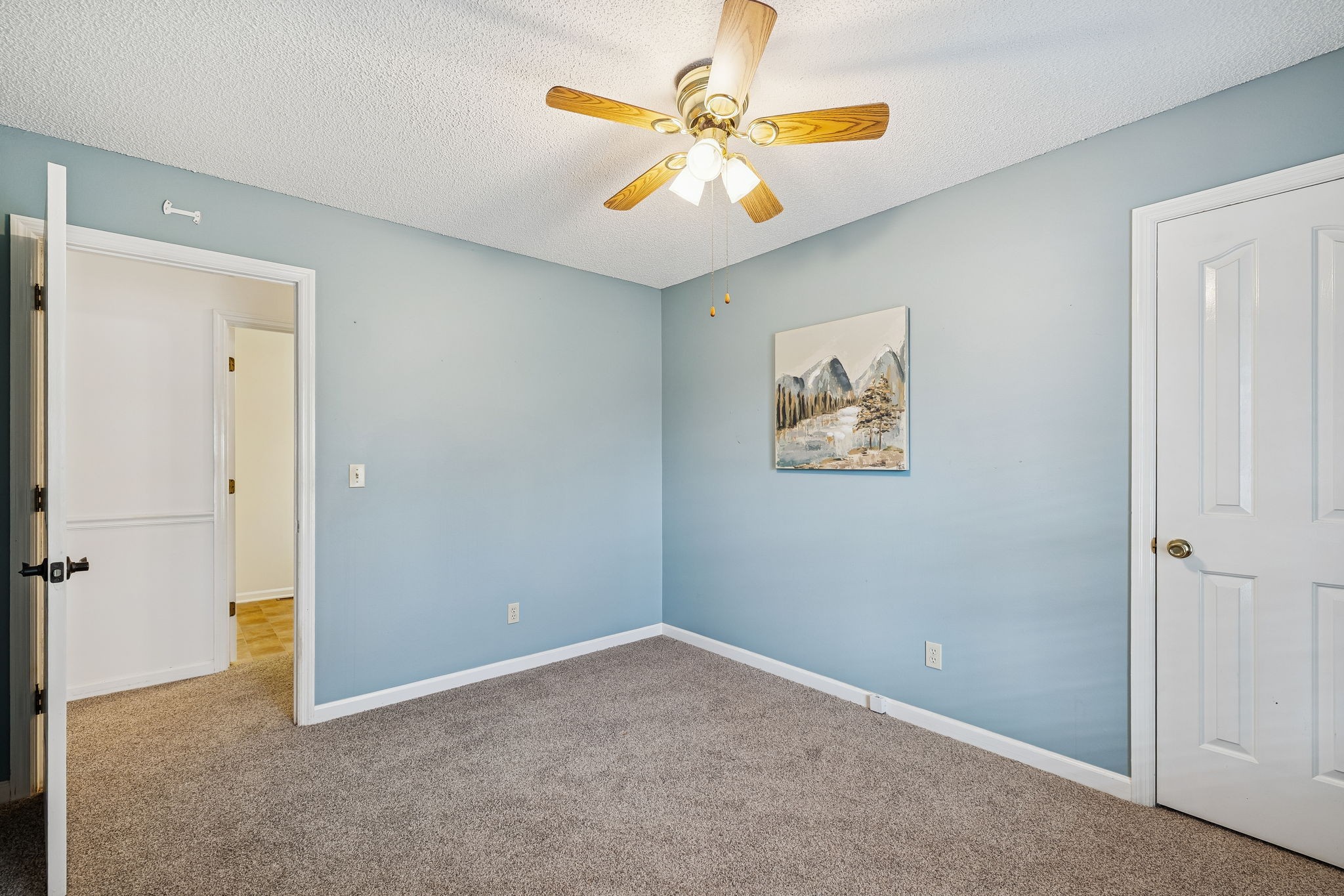 641 McKaig Road Murfreesboro, TN 37127 - Photo 26 of 51 an empty room with closet and a chandelier fan