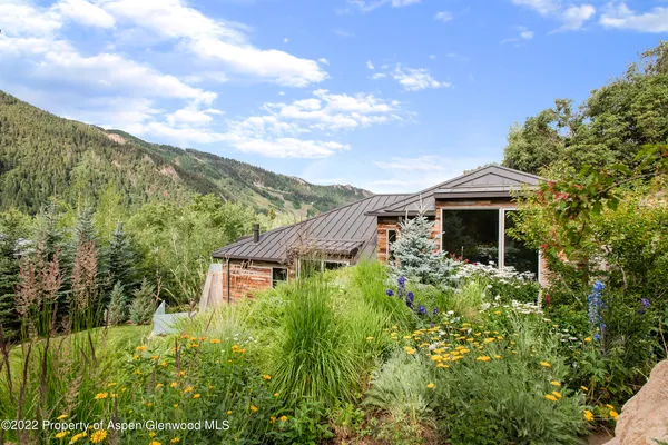 a view of a yard with an outdoor space