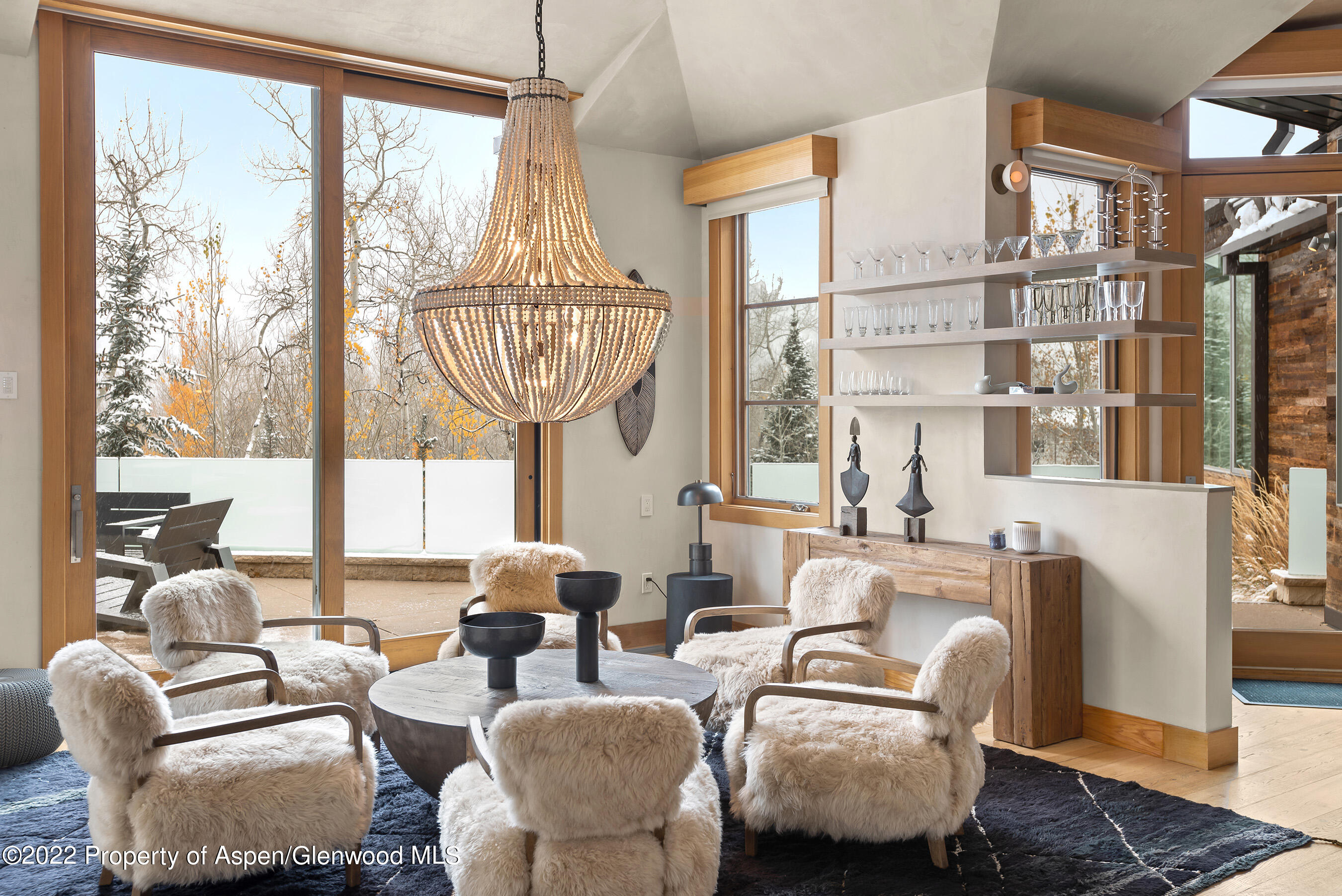 136 Northway Drive Aspen, CO 81611 - Photo 3 of 31 a living room with furniture and a large window