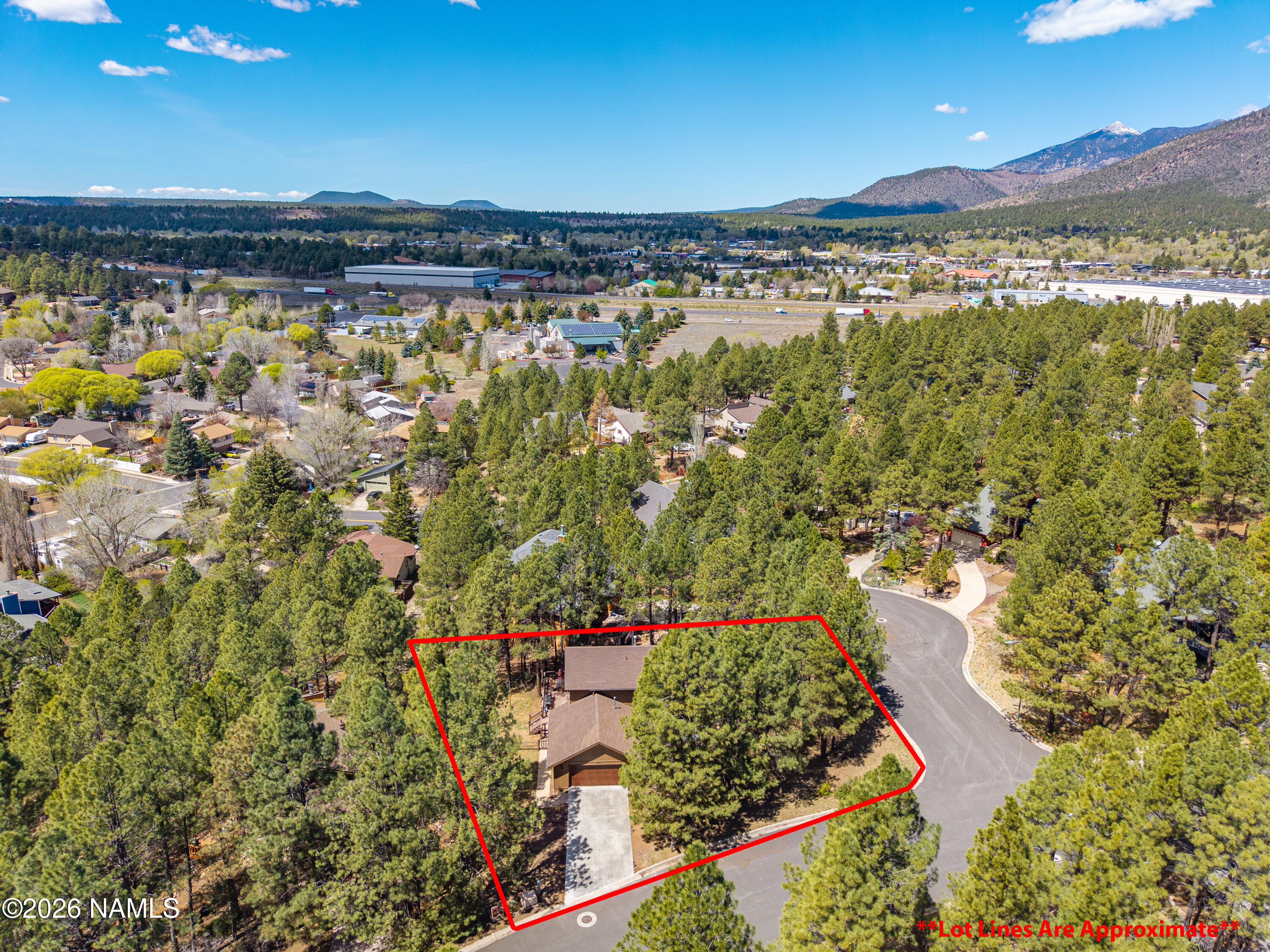 2063 North Rain Tree Road Flagstaff, AZ 86004 - Photo 30 of 36 approx lot lines